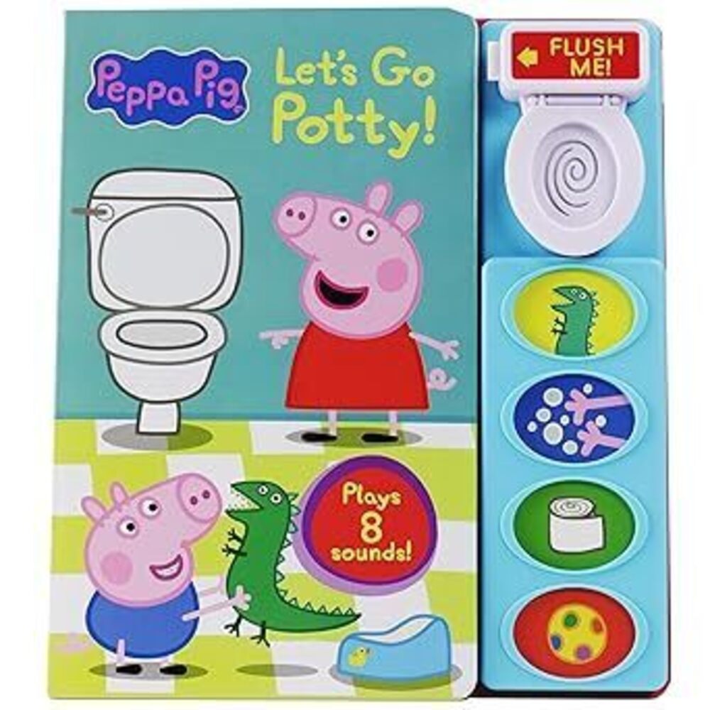 Peppa Pig – Let’S Go Potty! Interactive 5-Button Potty Training Sound Book –